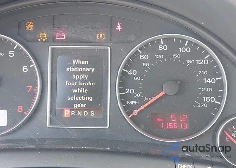 2007 Audi A4 2.0T из США, поврежденный, VIN WAUDF78E07A157361